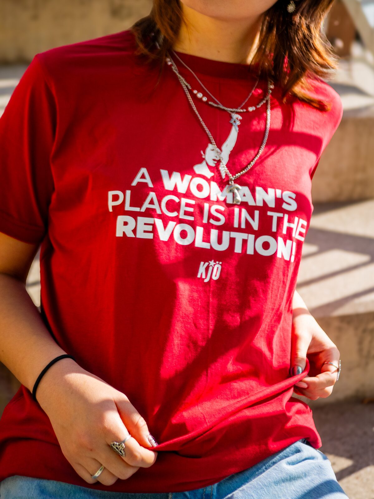 "A Woman's Place Is In The Revolution" T-Shirt – Ansicht 2