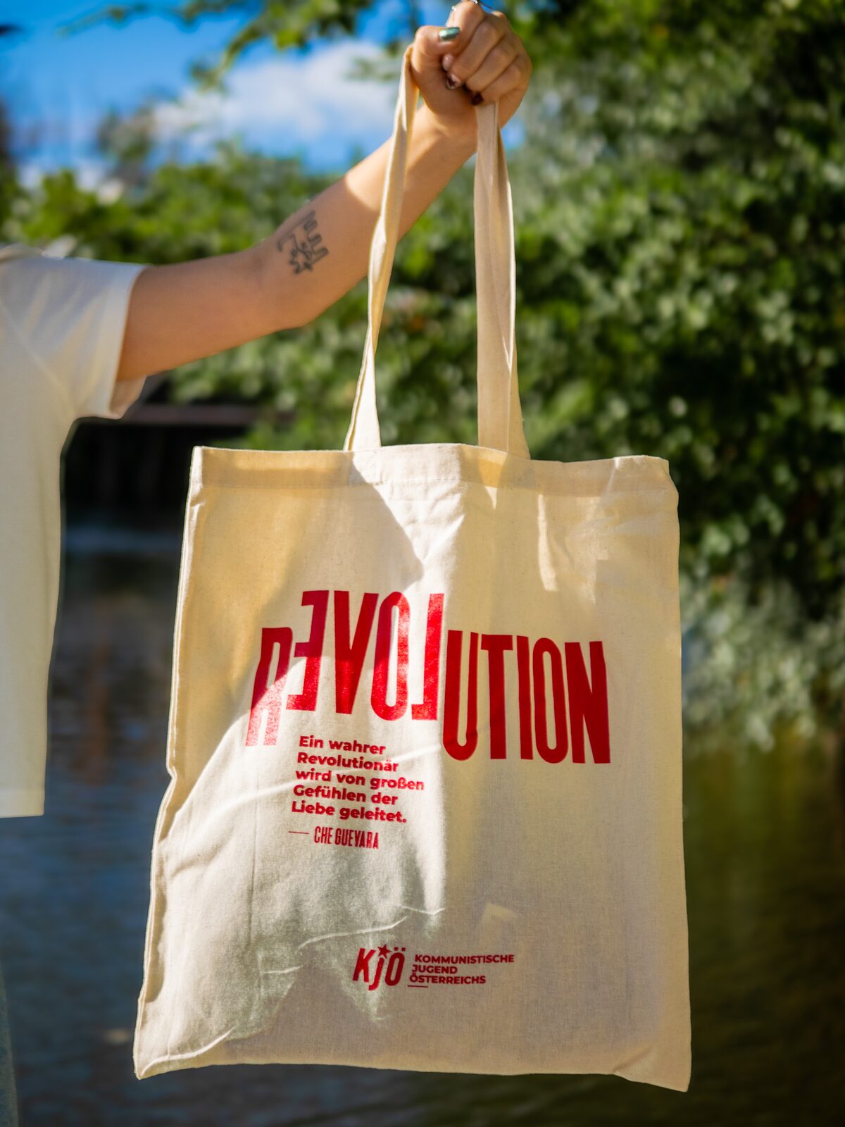 "RƎVO⅃UTION" Sackerl – Ansicht 3